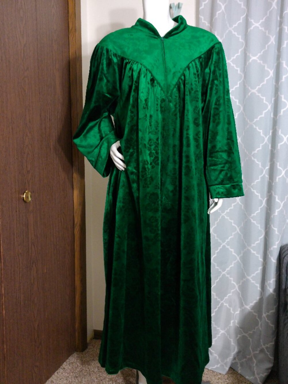 Just for Women Emerald Green Velvet Robe